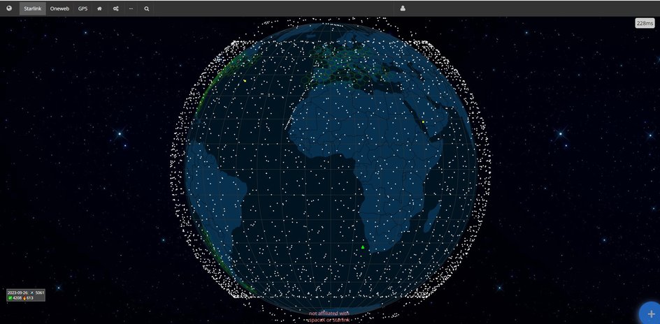 Несмотря на все проблемы, количество спутников Starlink впечатляет