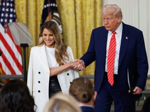 Мелания и Дональд Трампа
