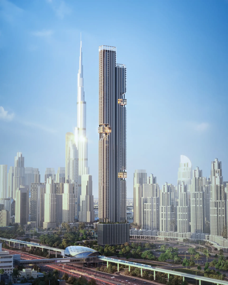 Концепт-арт небоскреба Downtown Residences