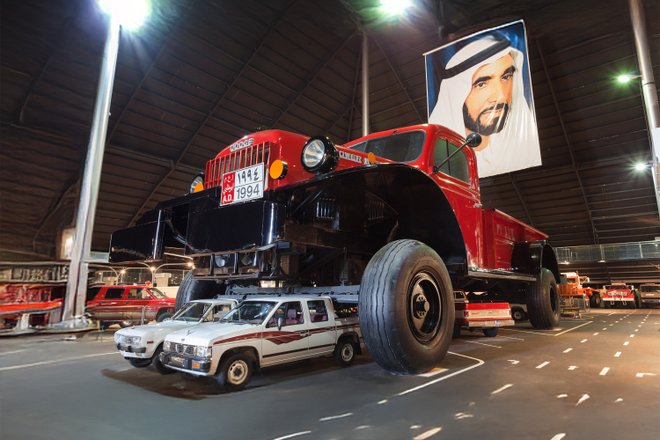 Emirates National Auto Museum in Abu Dhabi