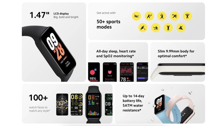 Active sport cheap smart band