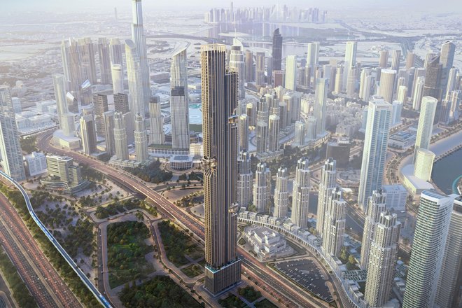 Концепт-арт небоскреба Downtown Residences Концепт-арт небоскреба Downtown Residences