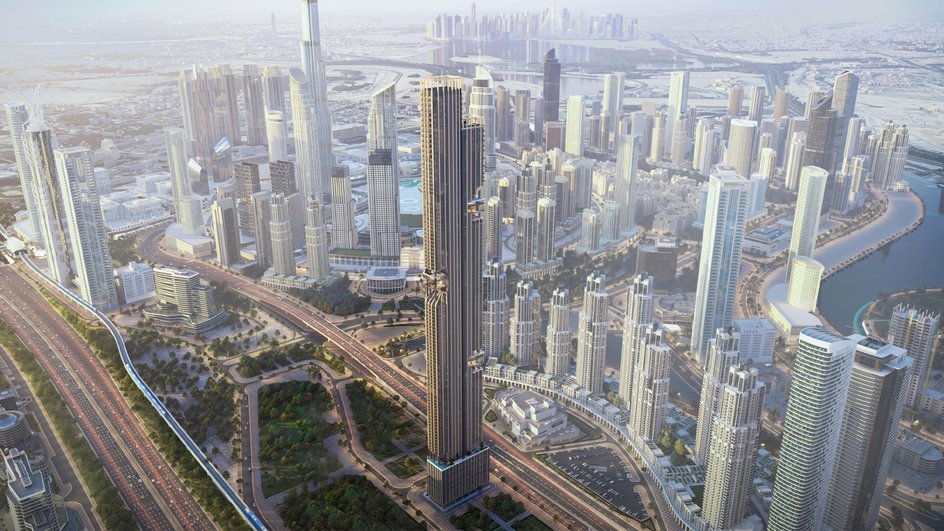 Концепт-арт небоскреба Downtown Residences