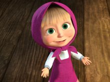 Кадр из мультфильма «Маша и Медведь в кино: Скажите 'Ой!'»