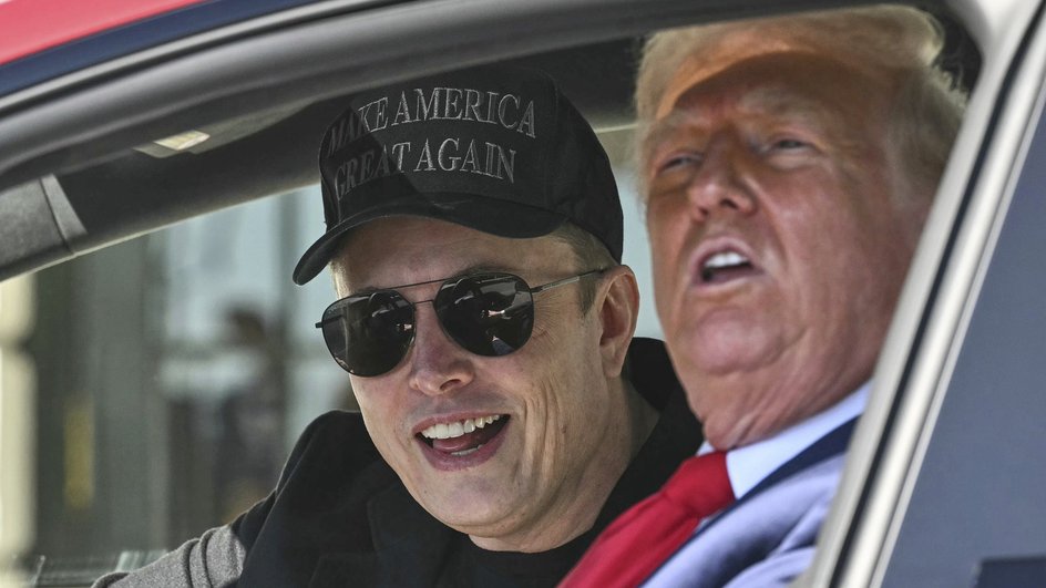 Илон Маск и Дональд Трамп Илон Маск и Дональд Трамп