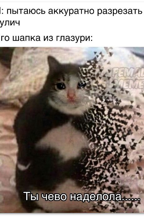 Даже если шапочка из глазури решила проявить характер Даже если шапочка из глазури решила проявить характер