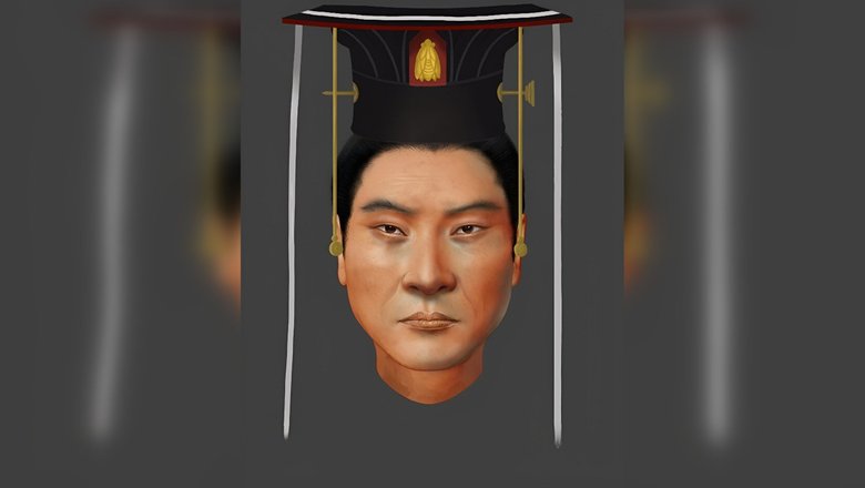 Реконструкция лица императора Ву, который был этническим сяньбэем.
