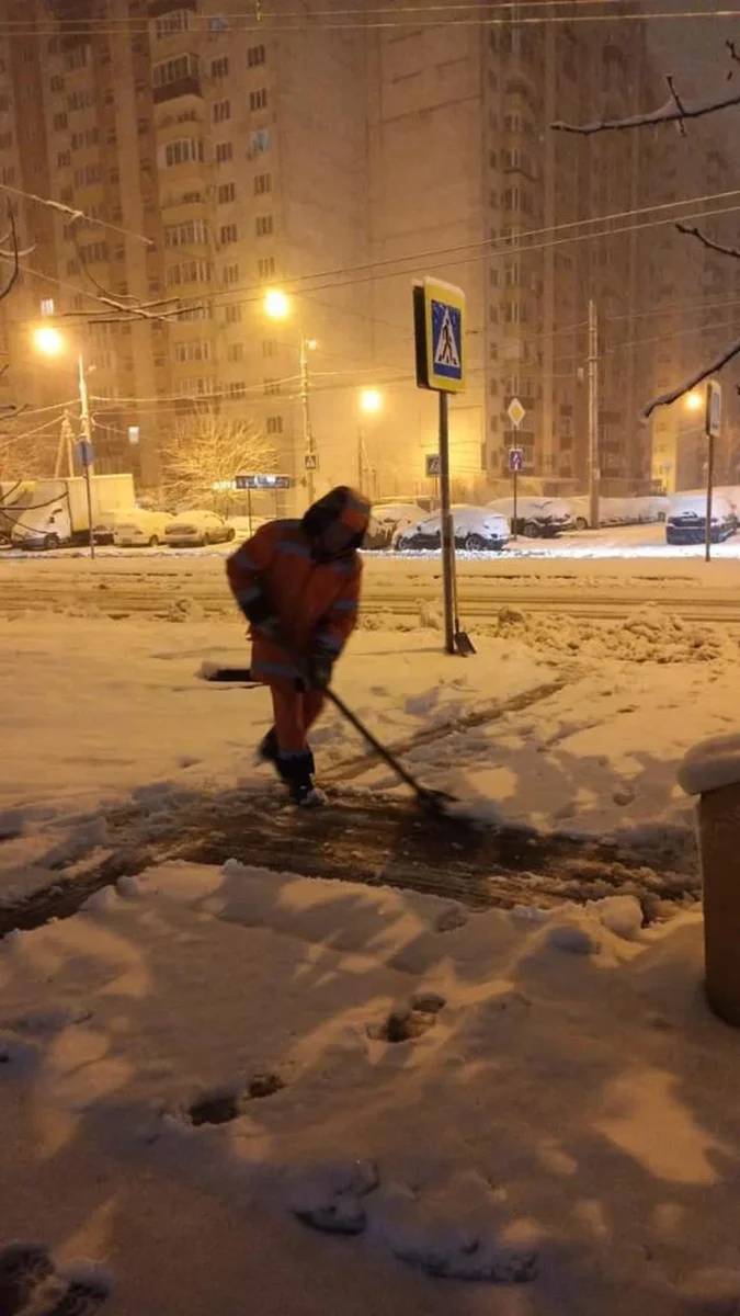 Краснодар полностью засыпало снегом — видео - Погода Mail.ru