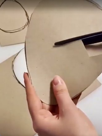 Процесс изготовления открытки на Пасху своими руками