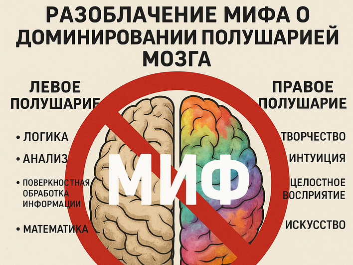 Разоблачение мифа о доминировании полушарий мозга Разоблачение мифа о доминировании полушарий мозга