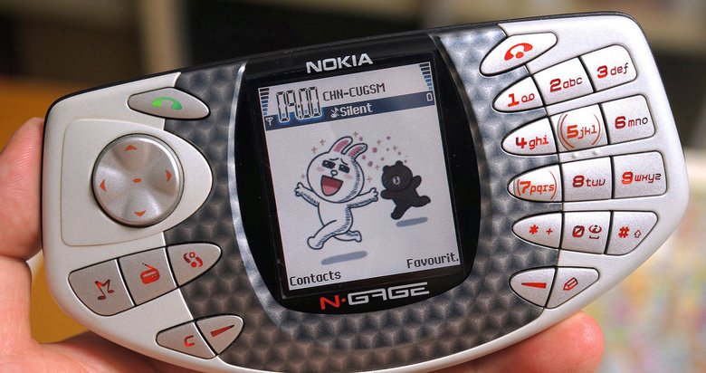 Игровой телефон Nokia N-Gage. Изображение: YouTube