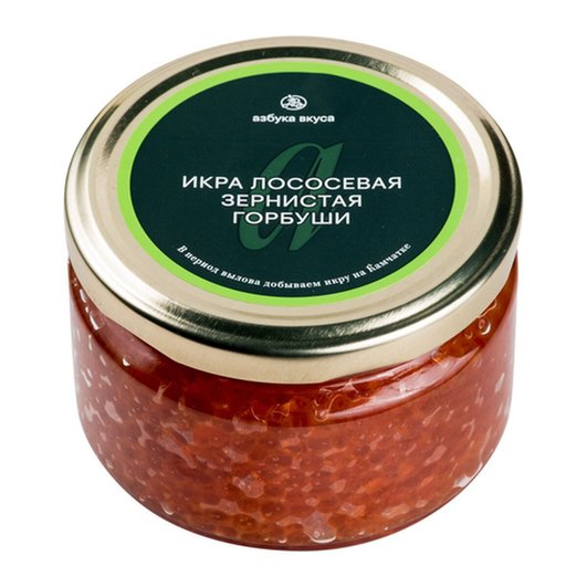 Икра лососевая зернистая «Азбука вкуса» Икра лососевая зернистая «Азбука вкуса»