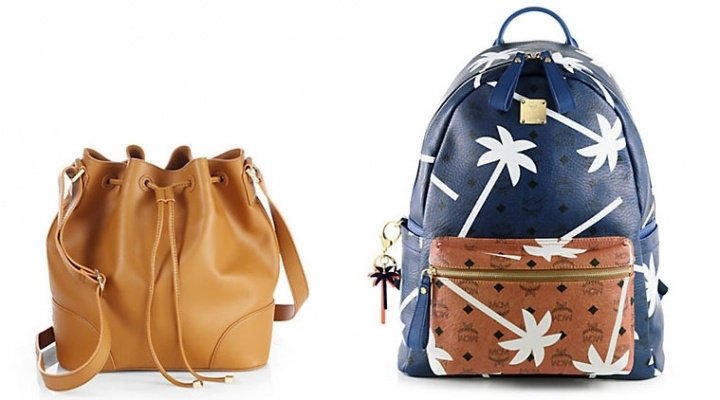 Кожаная сумка-баул — Tory Burch, 16 430 руб./$495; кожаный рюкзак — MCM, 32 200 руб./$970 Кожаная сумка-баул — Tory Burch, 16 430 руб./$495; кожаный рюкзак — MCM, 32 200 руб./$970