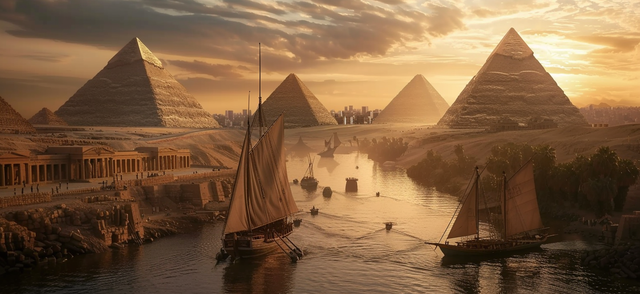Строительство египетских пирамид