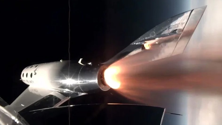 Запуск ракетоплана VSS Unity 29 июня 2023 года