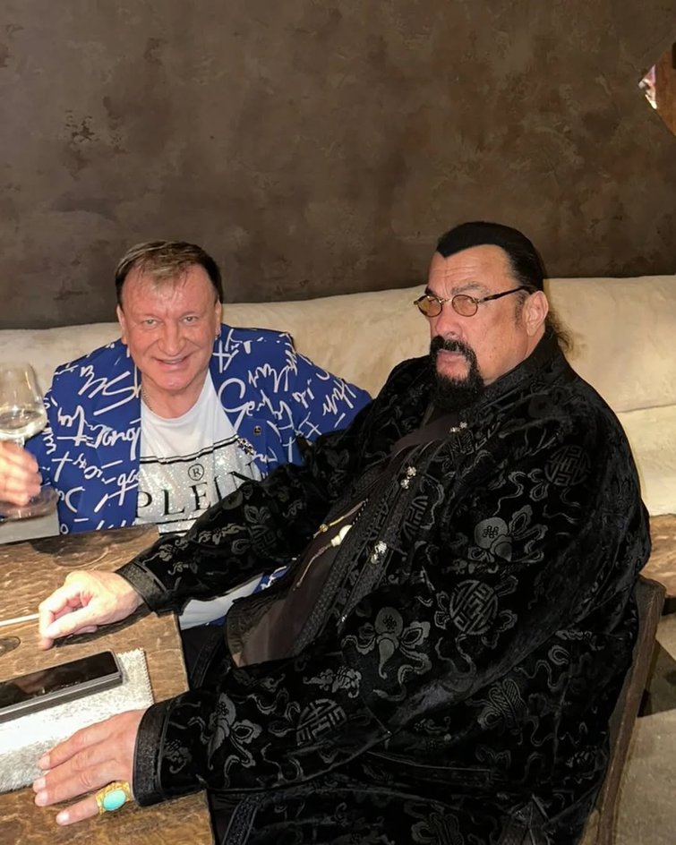 Сергей Пенкин и Стивен Сигал Сергей Пенкин и Стивен Сигал