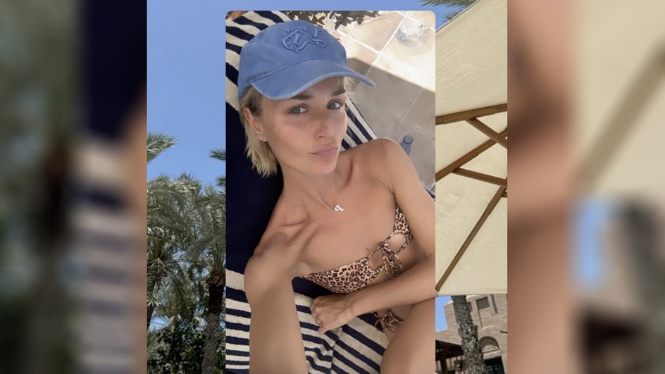 38-летняя Полина Гагарина снялась в бикини