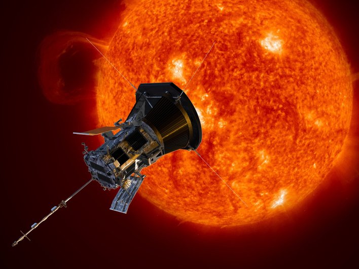 Parker Solar Probe до трех раз ежегодно проходит через самую раскаленную часть солнечной атмосферы Parker Solar Probe до трех раз ежегодно проходит через самую раскаленную часть солнечной атмосферы