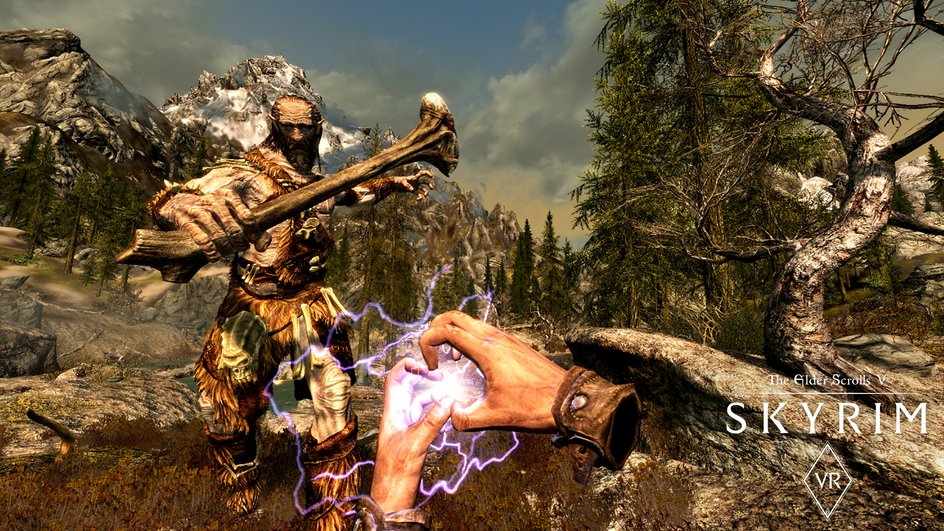 The Elder Scrolls V: Skyrim VR приготовила для геймеров битвы с древними драконами, странствия по горам и открытия новых земель.