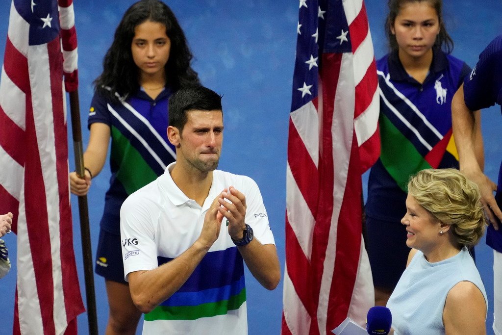 Новак Джокович объяснил, почему заплакал в финале US Open с Даниилом Медведевым