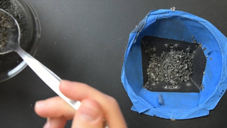 Создание кирпичей из мелкой метеоритной пыли