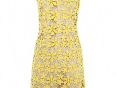 Slide image for gallery: 2715 | Платье из ярко-желтого кружева - Women's Hoss, 10 630 рублей