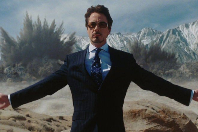 Роберт Дауни мл. в фильме «Железный человек» Роберт Дауни мл. в фильме «Железный человек»