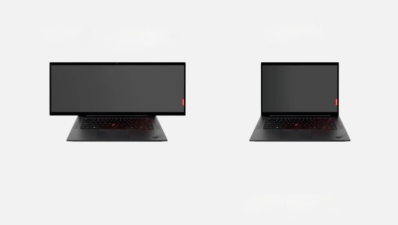 У нового прототипа лэптопа Lenovo с расширяющимся дисплеем пока нет названия.