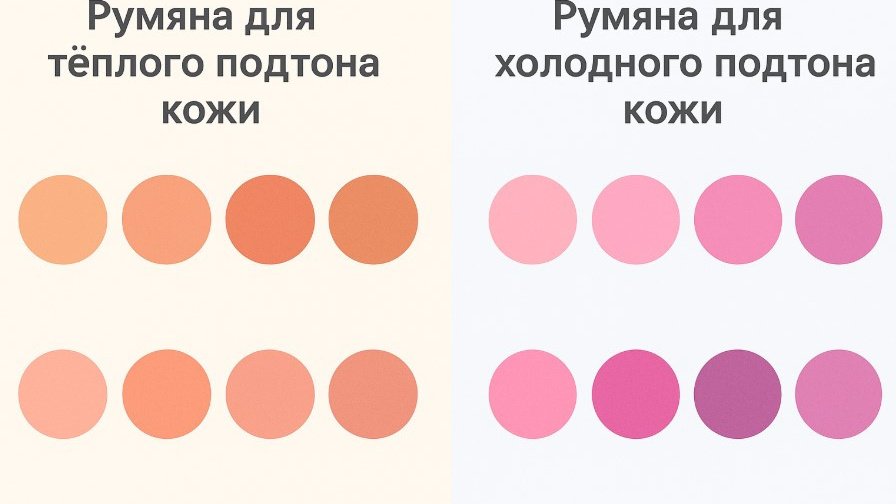 Тон румян. Тон румян.