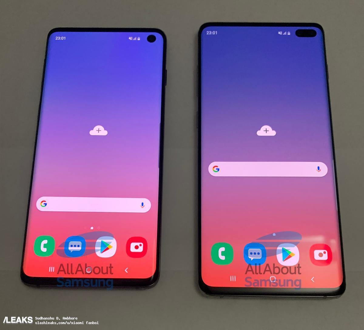 Samsung Galaxy S10 Plus: новые изображения и «живые» фото подтвердили  двойную камеру в экране - Hi-Tech Mail.ru