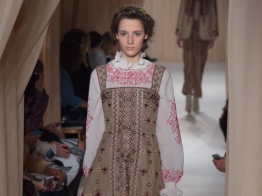 Valentino, 2017 год, русский стиль Valentino, 2017 год, русский стиль