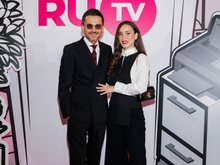 Виктория Дайнеко с мужем на премии RU.TV, фото: пресс-служба