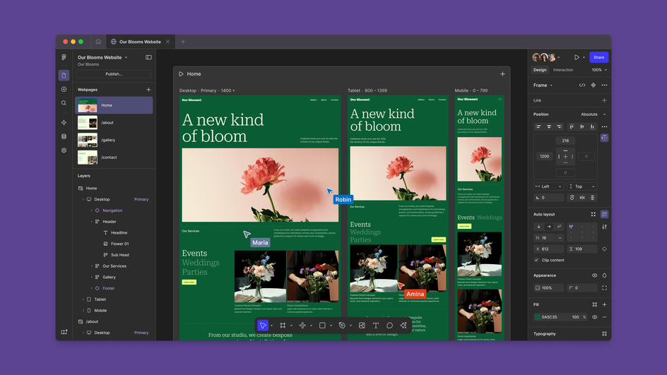 Новые ИИ-функции в Figma Sites