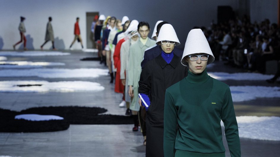 Prada показ Prada показ