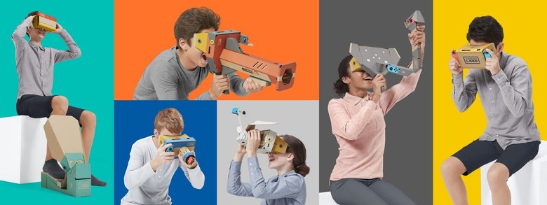 Как дети играют в шлеме Labo VR