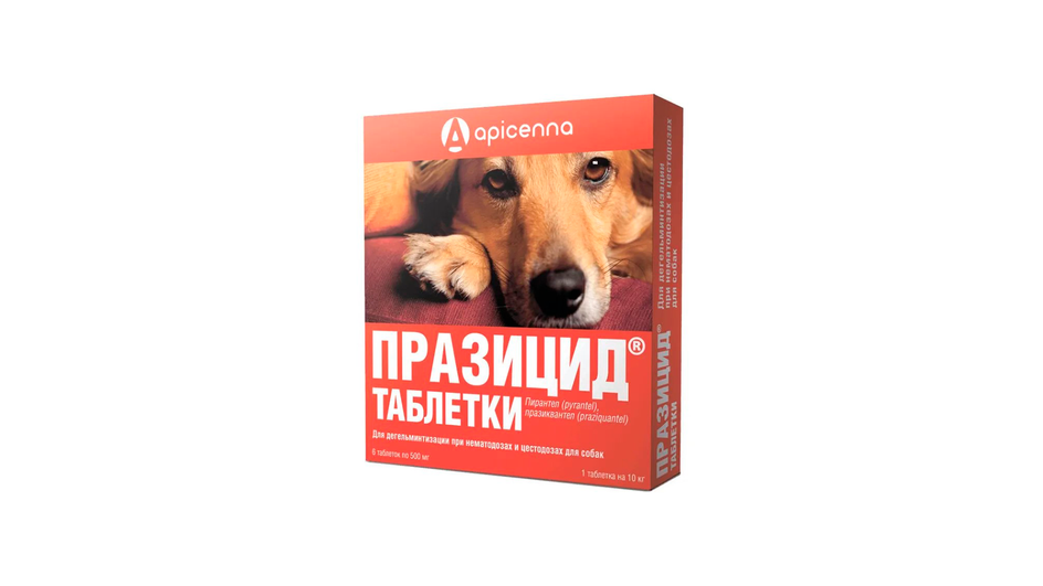 Таблетки от глистов Apicenna Празицид Таблетки от глистов Apicenna Празицид