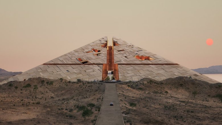Комплекс «Монолит» похож на египетскую пирамиду