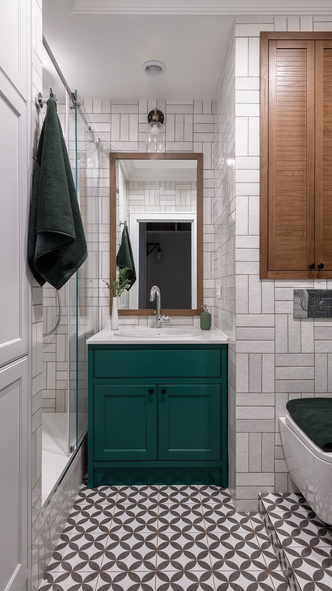 Акцентная стена в ванной: 6 потрясающих примеров от дизайнеров - Дом Mail.ru