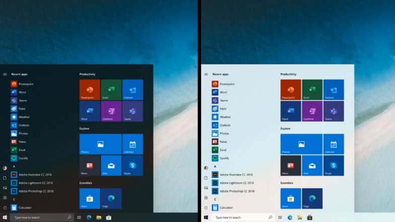 Microsoft показала Windows 10 без&nbsp;&laquo;живых плиток&raquo;