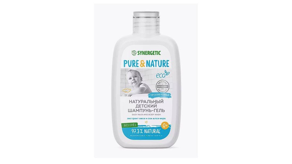 Детский гель для душа Synergetic Pure & Nature Детский гель для душа Synergetic Pure & Nature
