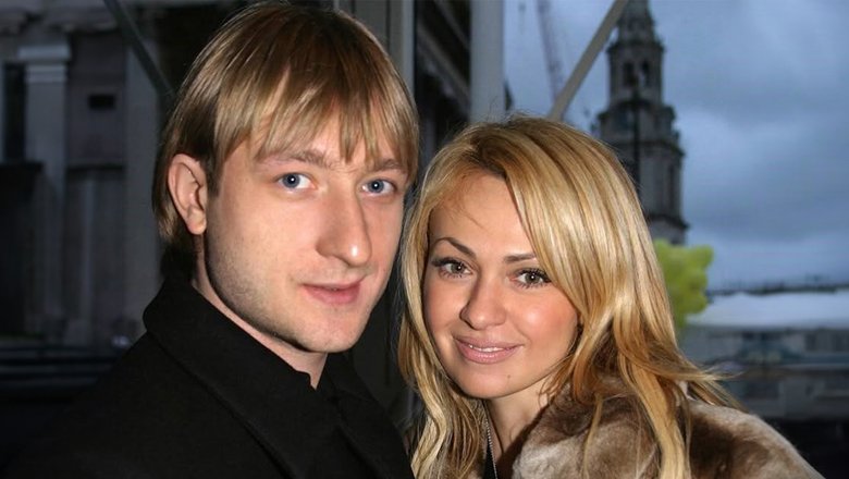 Евгений Плющенко и Яна Рудковская. Евгений Плющенко и Яна Рудковская.