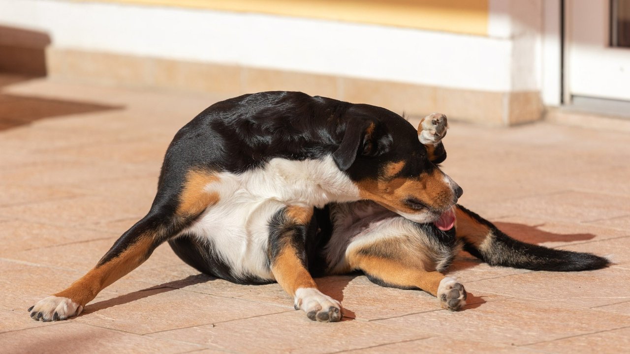 Почему собака грызет и лижет свои задние или передние лапы?