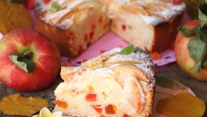 Рассыпчатый яблочно-творожный пирог с орехами рецепт – Американская кухня: Выпечка и десерты. «Еда»
