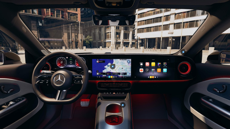 Mercedes-Benz CLA интерьер салона Mercedes-Benz CLA интерьер салона