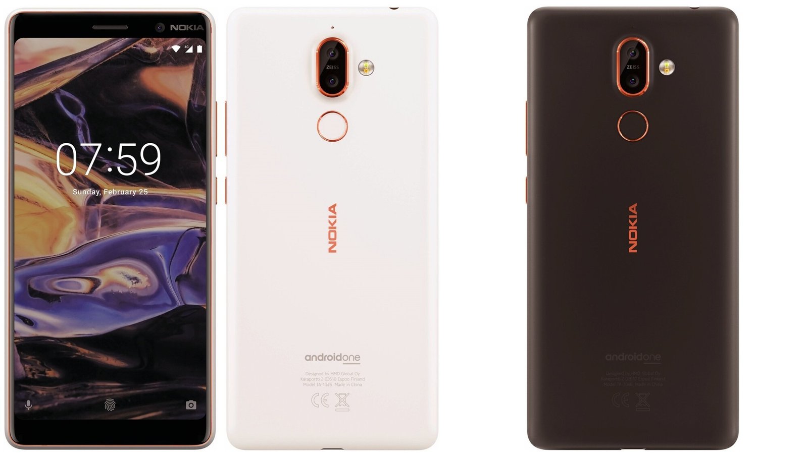 Появились изображения Nokia 1 и Nokia 7+ - Hi-Tech Mail.ru