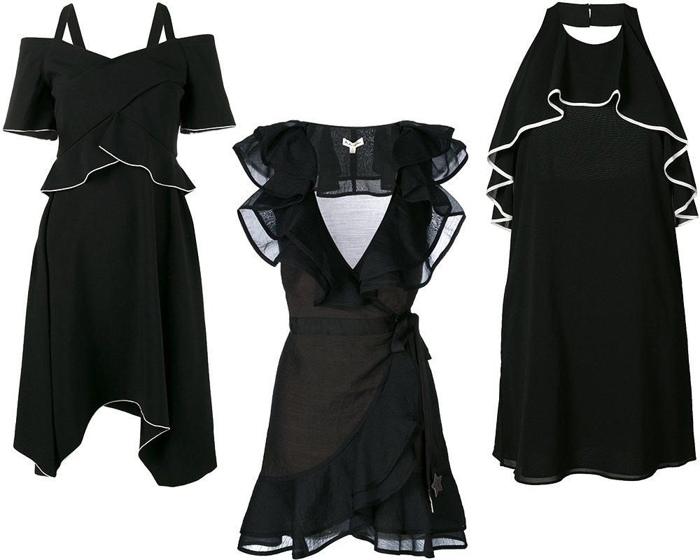 8 моделей черных платьев, которые украсят любой гардероб