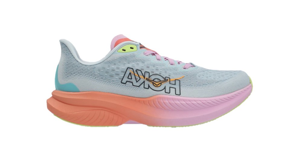 Летние женские кроссовки фирмы Hoka модель One One Mach 6