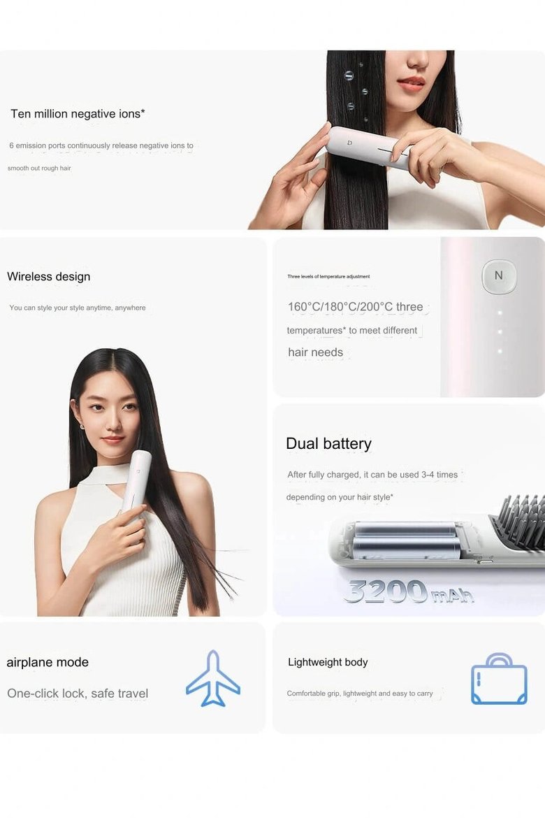 Wireless Hair Straightener Wireless Hair Straightener