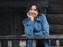 Екатерина Климова на съемках сериала «Горький 53»