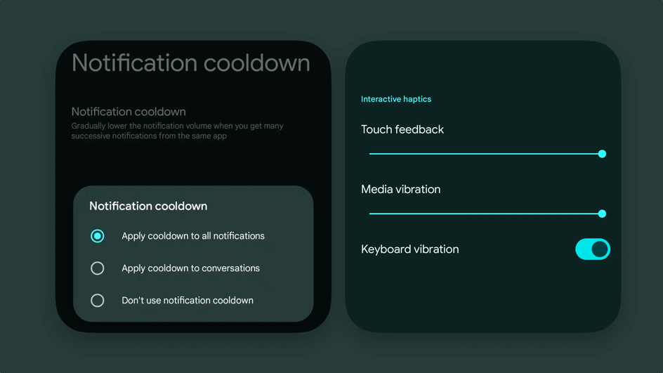 Функция Notification Cooldown в Android 15